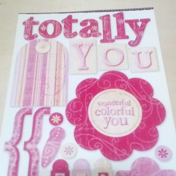 5/$15 Totally You Scrapbook Stickers Kelly Panacci 067901203473 - Picture 2 of 6